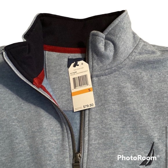 (2) Bundle Nautica quarter zip with Nautica white tee - Picture 3 of 3